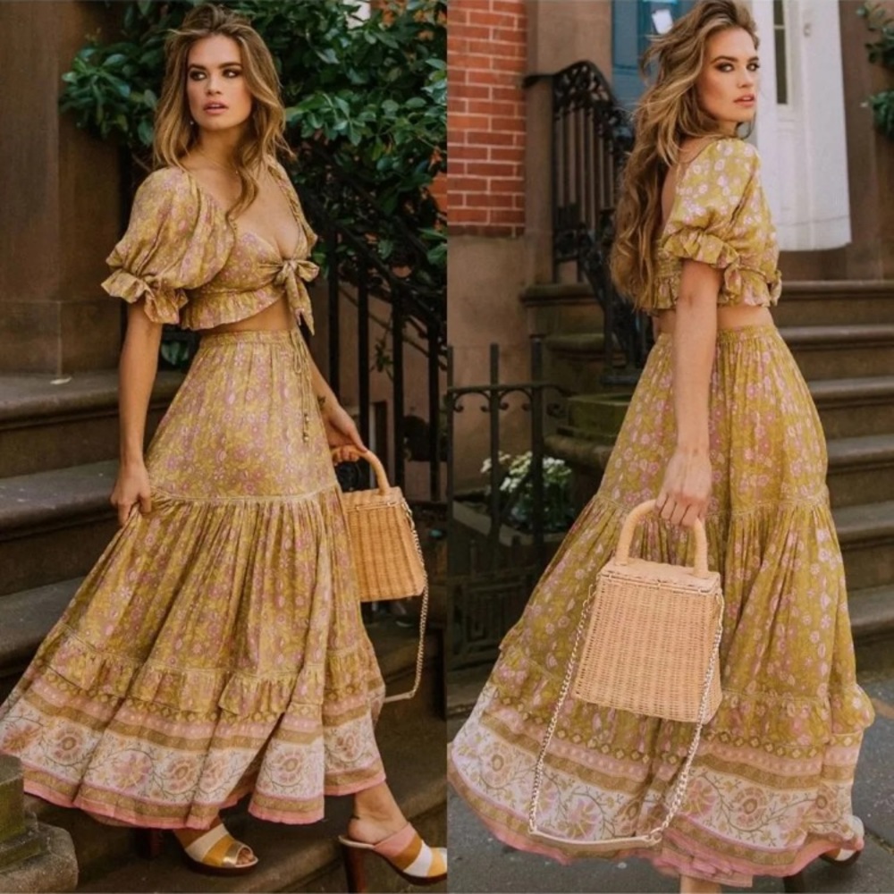 Spell & the Gypsy Collective Dahlia Maxi Skirt XS